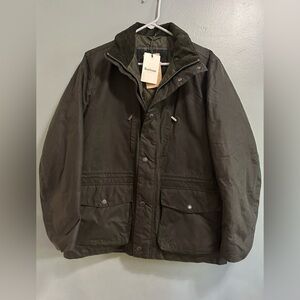 Barbour Men's Medium Falstone Wax Jacket Sage Dark Green Modern Heritage NEW